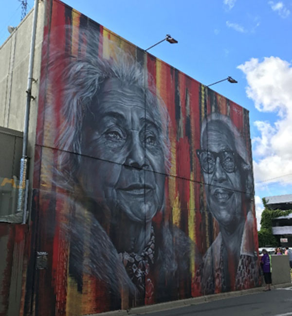 Visited Aunty Marg’s and Aunty Lorna’s mural in Shepparton